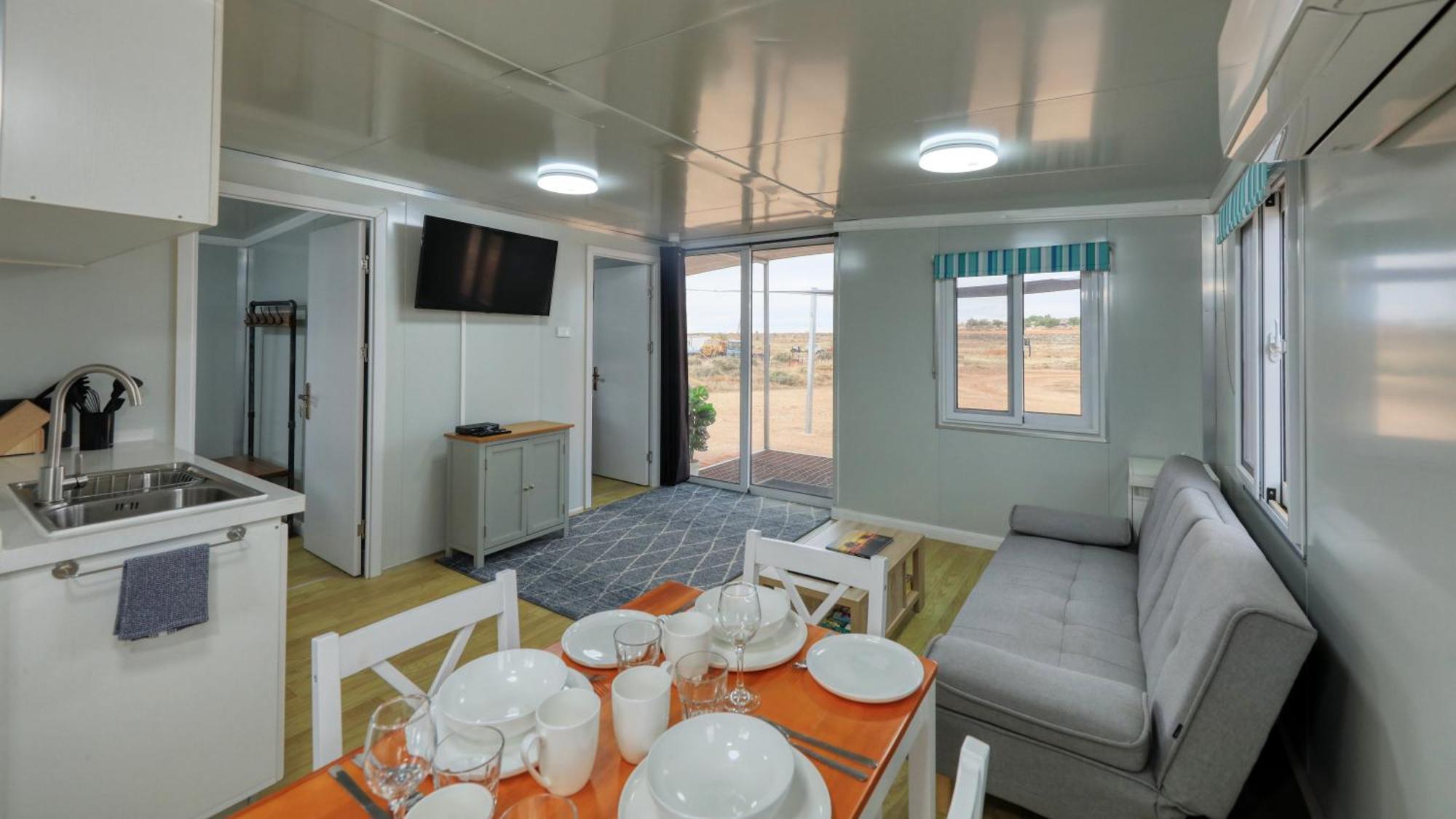 White Cliffs Self Contained Cabin Accommodation المظهر الخارجي الصورة